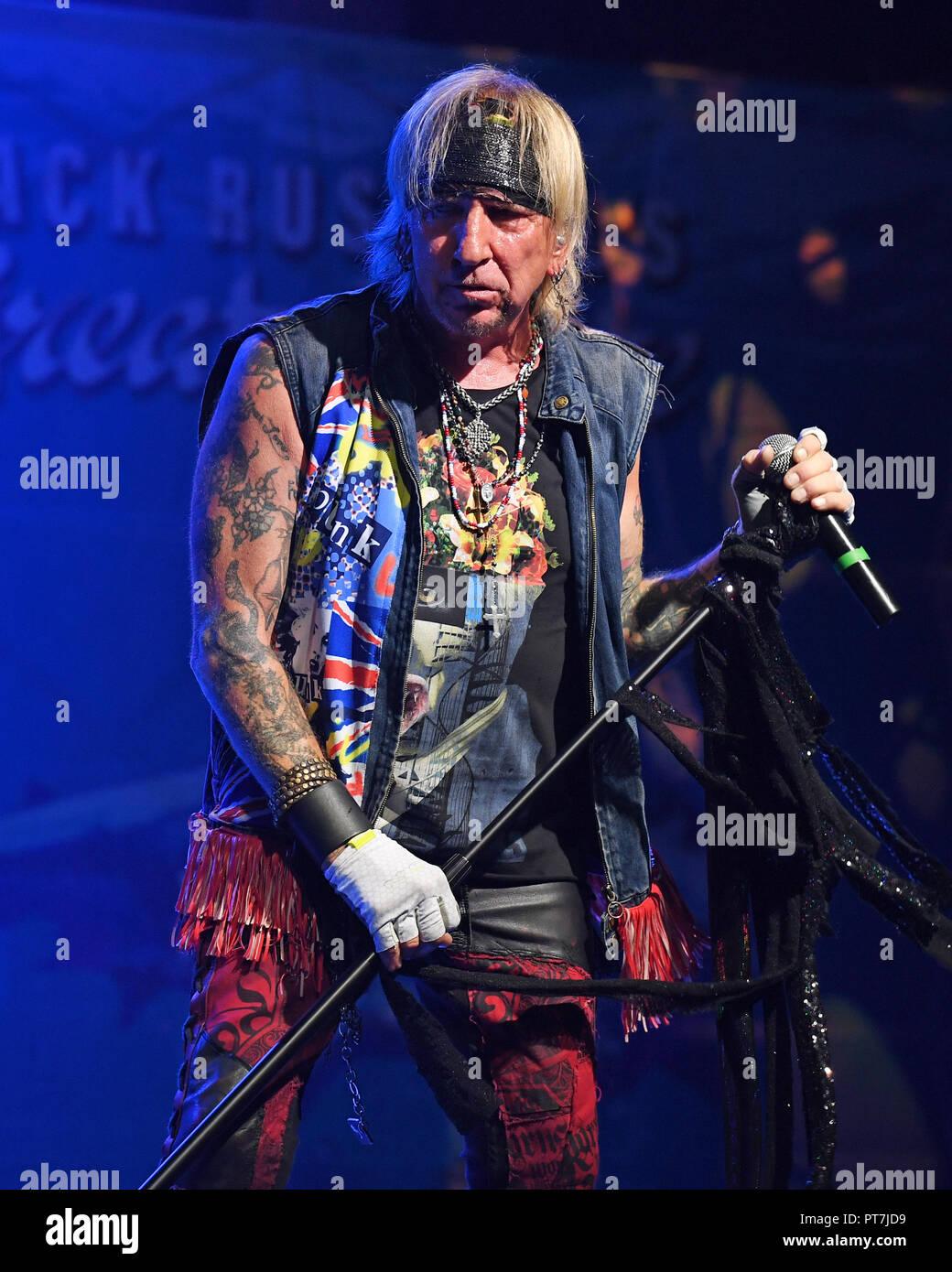 Fort Lauderdale FL, USA. 06th Oct, 2018. Jack Russell's Great White performs during the SiriusXM Hair Nation Tour at Revolution Live on October 6, 2018 in Fort Lauderdale, Florida. Credit: Mpi04/Media Punch/Alamy Live News Stock Photo
