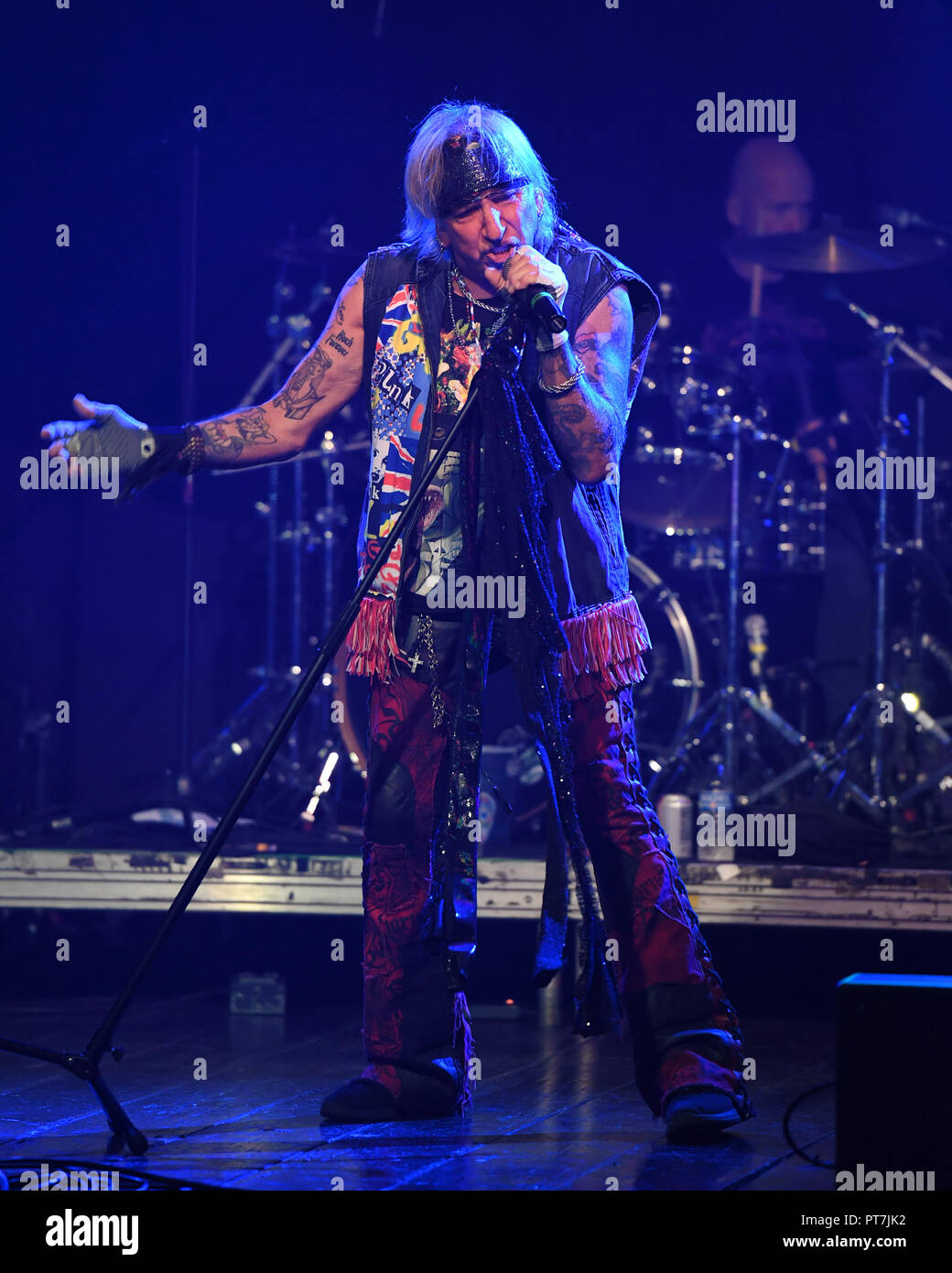 Fort Lauderdale FL, USA. 06th Oct, 2018. Jack Russell's Great White performs during the SiriusXM Hair Nation Tour at Revolution Live on October 6, 2018 in Fort Lauderdale, Florida. Credit: Mpi04/Media Punch/Alamy Live News Stock Photo