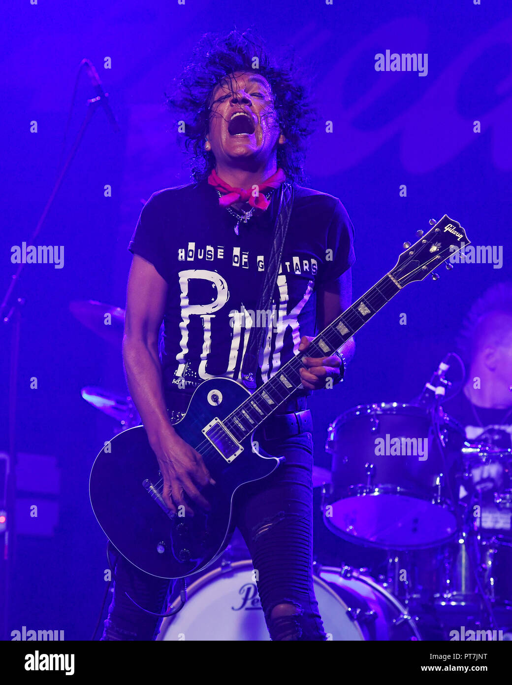 Fort Lauderdale FL, USA. 06th Oct, 2018. BulletBoys performs during the