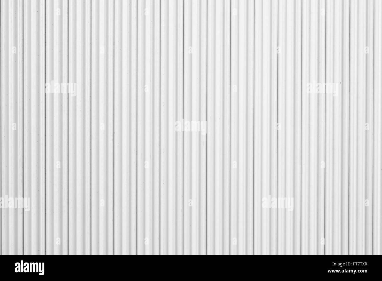 corrugated metal sheet,white Slide door ,roller shutter texture Stock Photo