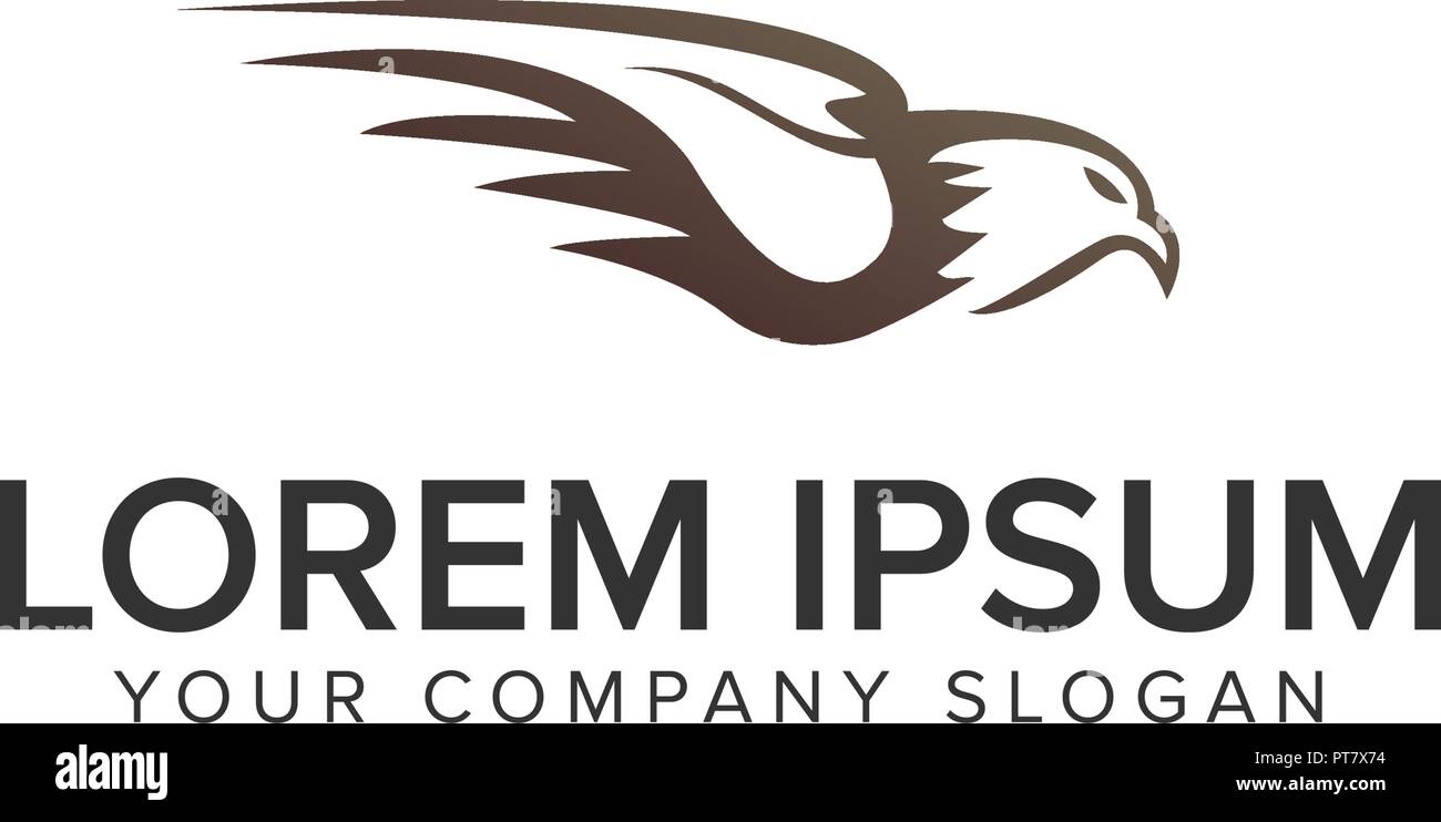 eagle Logo design concept template Stock Vector Image & Art - Alamy
