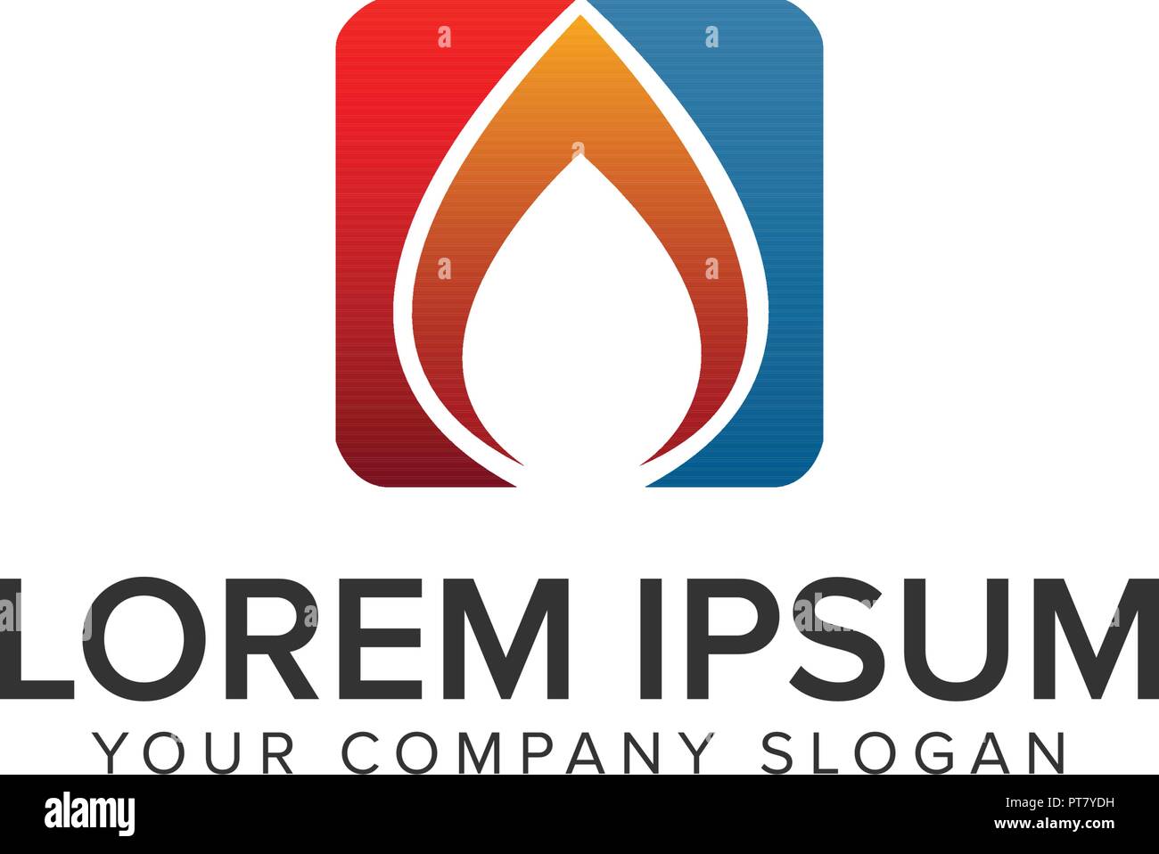 fire ignition Logo design concept template Stock Vector Image & Art Alamy