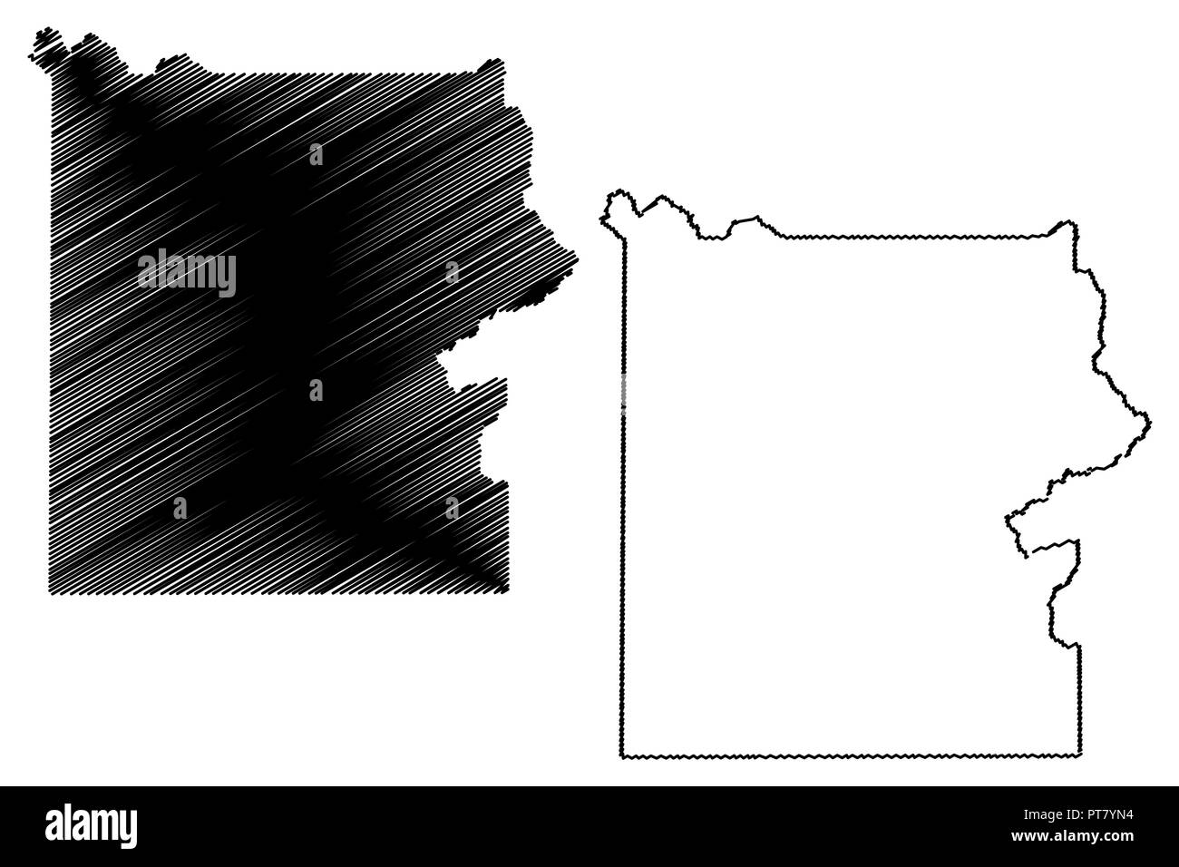 Yellowstone National Park United - Yellowstone National Park United States Of America Usa Map Vector Illustration Scribble Sketch Yellowstone National Park Map PT7YN4 