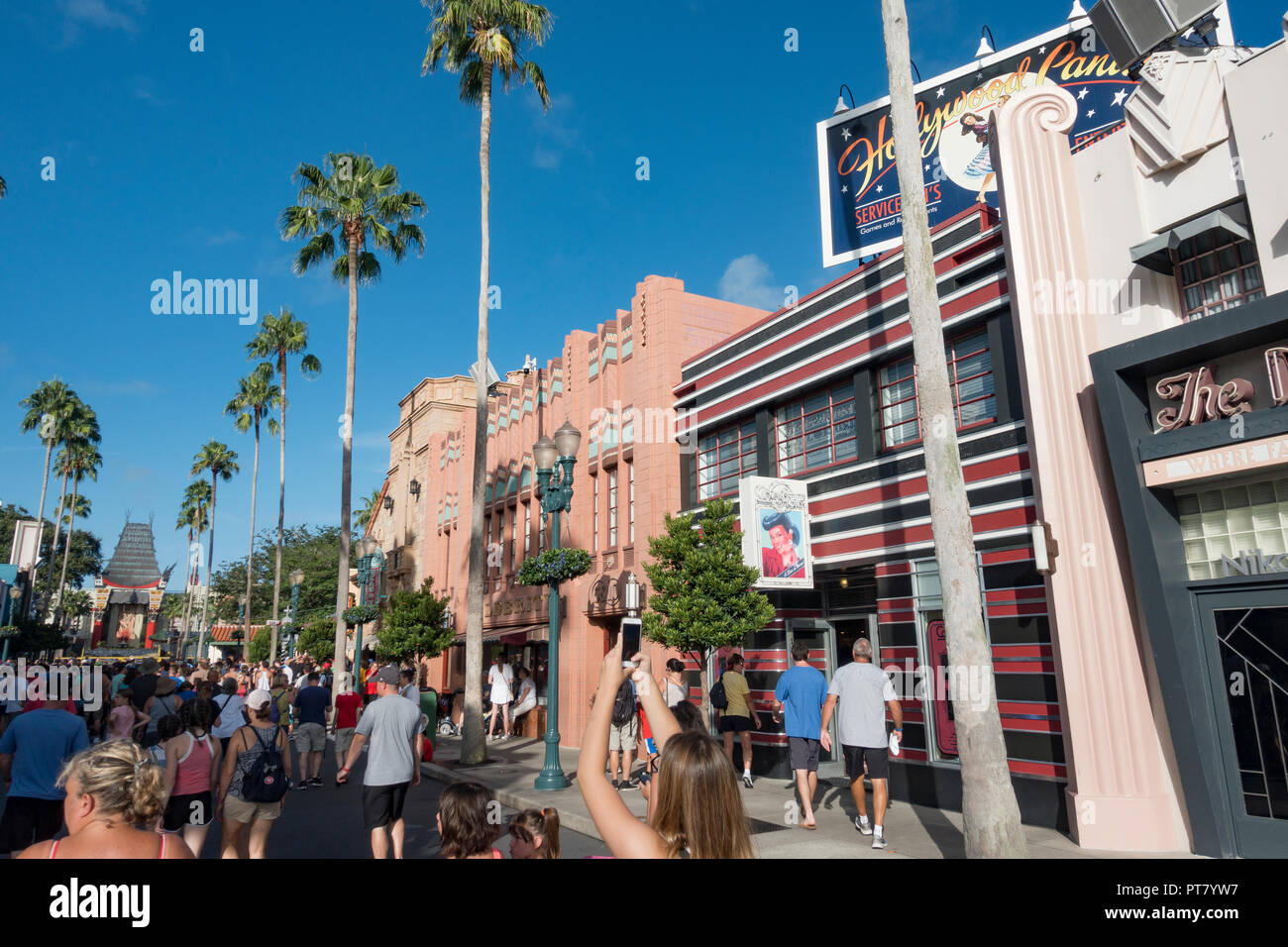 Hollywood Studios Theme Park in Walt Disney World, Orlando, Florida Stock Photo
