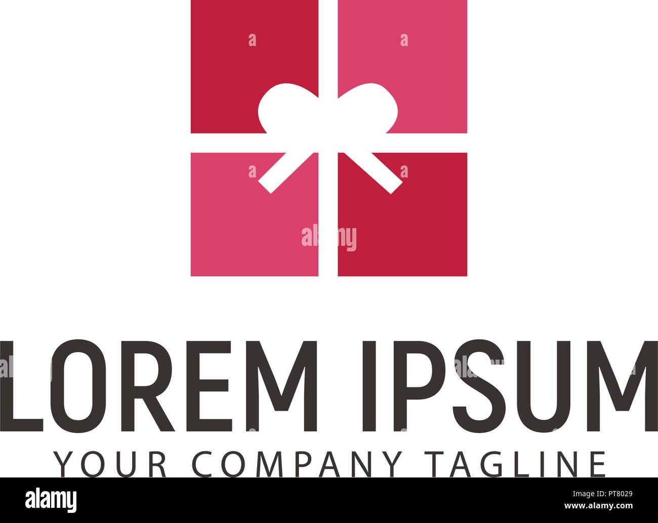 Gift Box Logo design concept template Stock Vector Image & Art Alamy