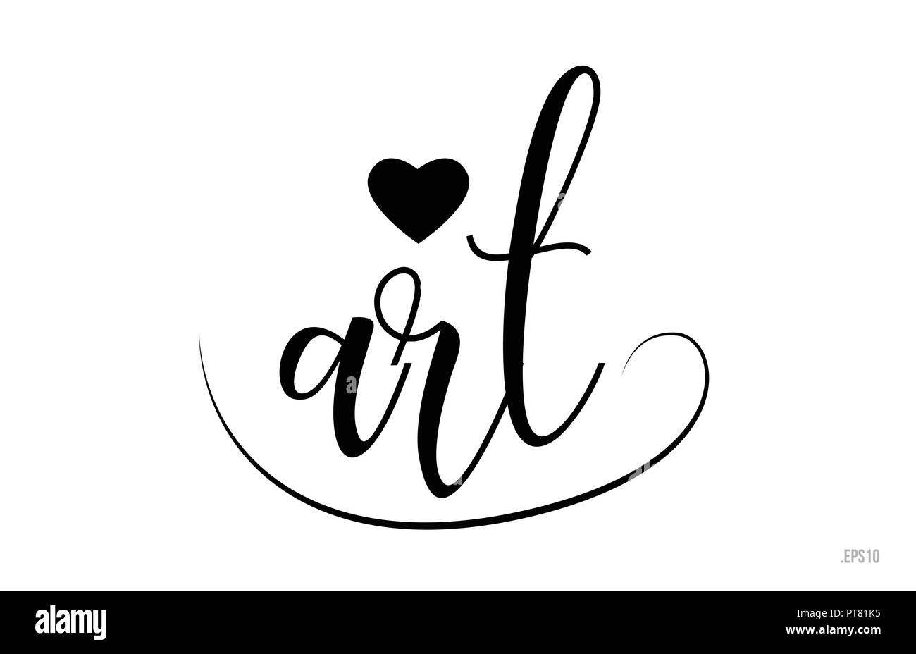 https://c8.alamy.com/comp/PT81K5/art-word-text-with-black-and-white-love-heart-suitable-for-card-brochure-or-typography-logo-design-PT81K5.jpg