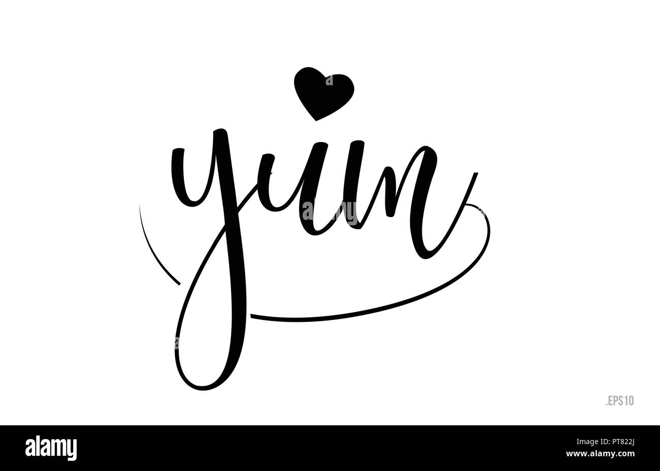 Yum logo Stock Vector Images Alamy