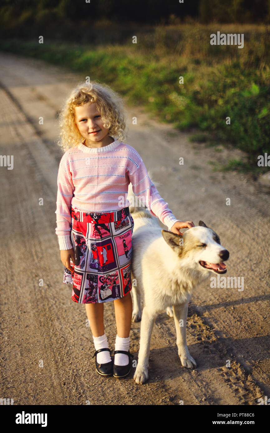 girl-with-big-dog-hi-res-stock-photography-and-images-alamy