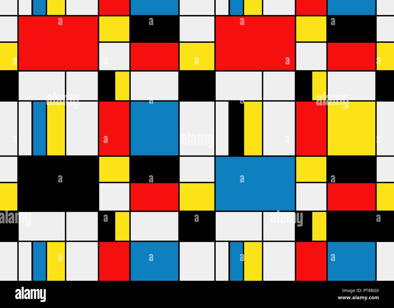 Mondrian Style Hi Res Stock Photography And Images Alamy