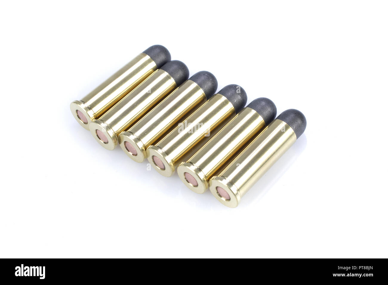 The .38 Special handgun cartridge on white background Stock Photo - Alamy