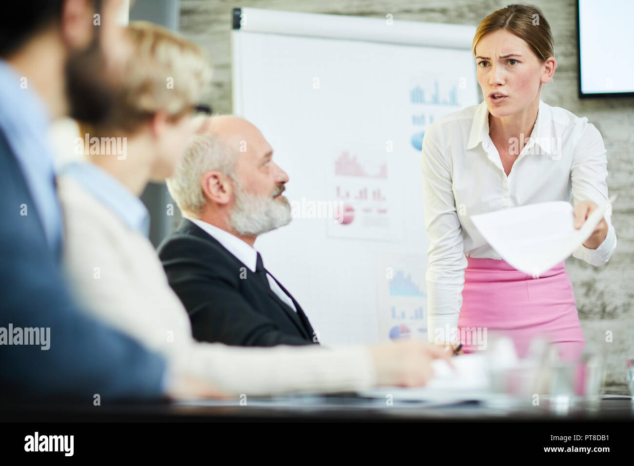 Scowing Annoyed scowling hi-res stock photography and images - Alamy
