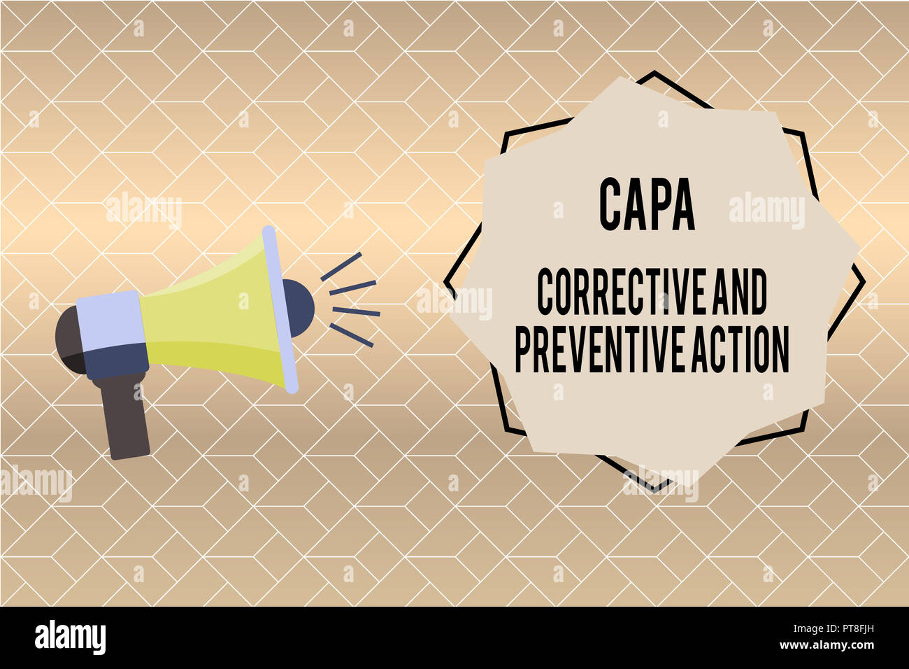 Handwriting text writing Capa Corrective And Preventive Action. Concept  meaning Elimination of nonconformities Stock Photo - Alamy