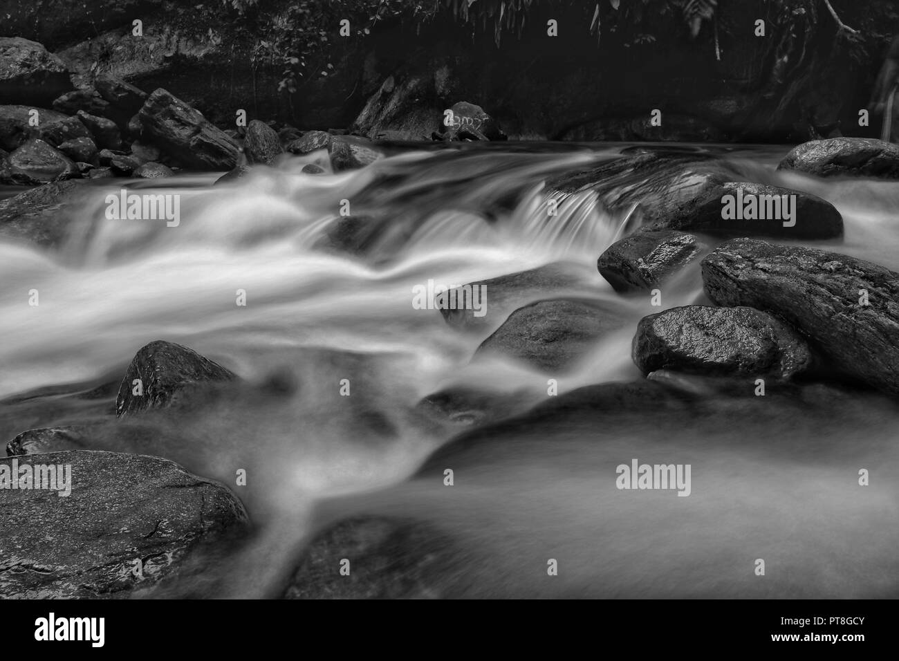 Latuppa Waterfall In Palopo, South Sulawesi Indonesia Stock Photo