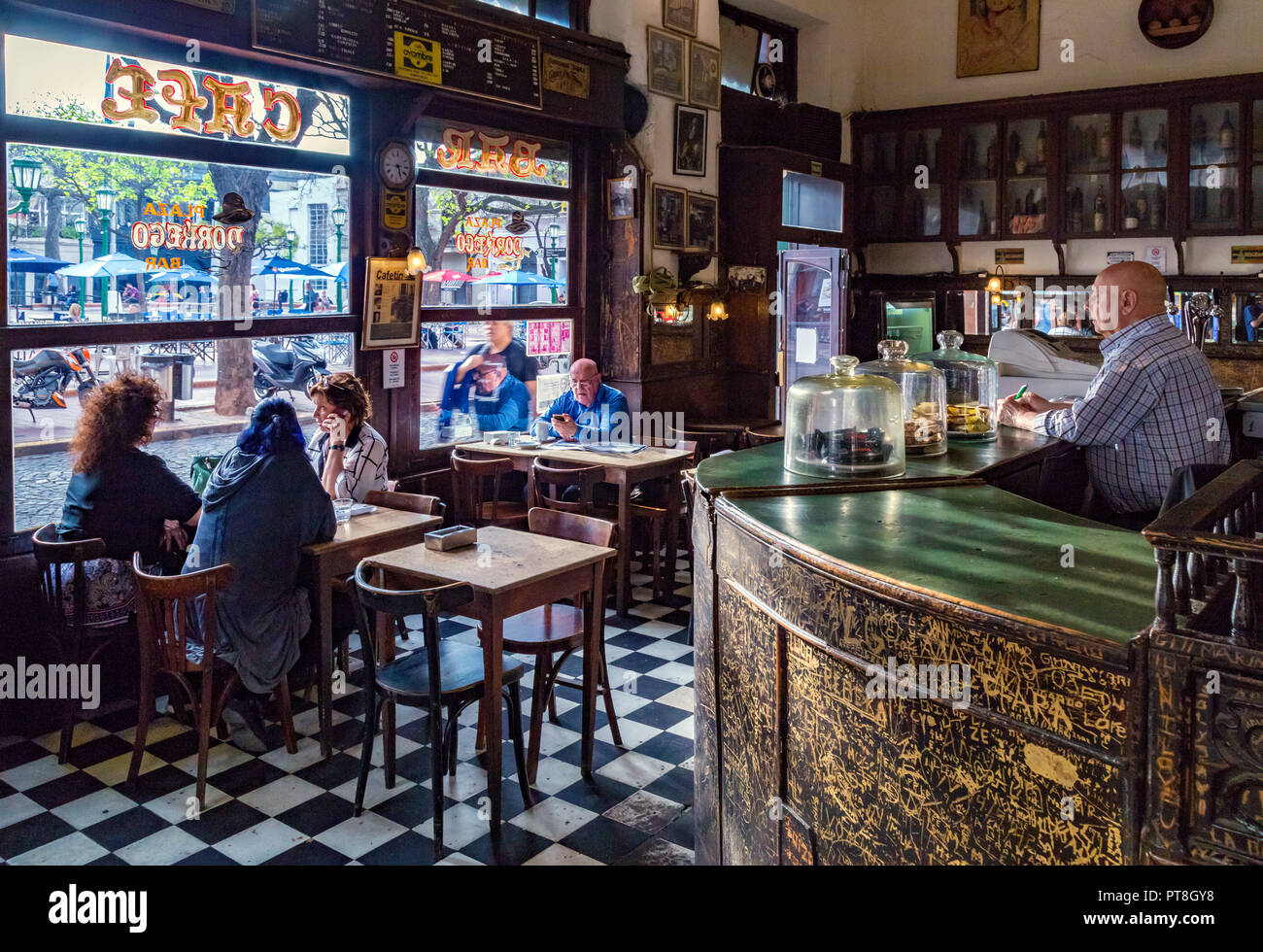Bar Dorrego. San Telmo, Buenos Aires, Argentina Stock Photo