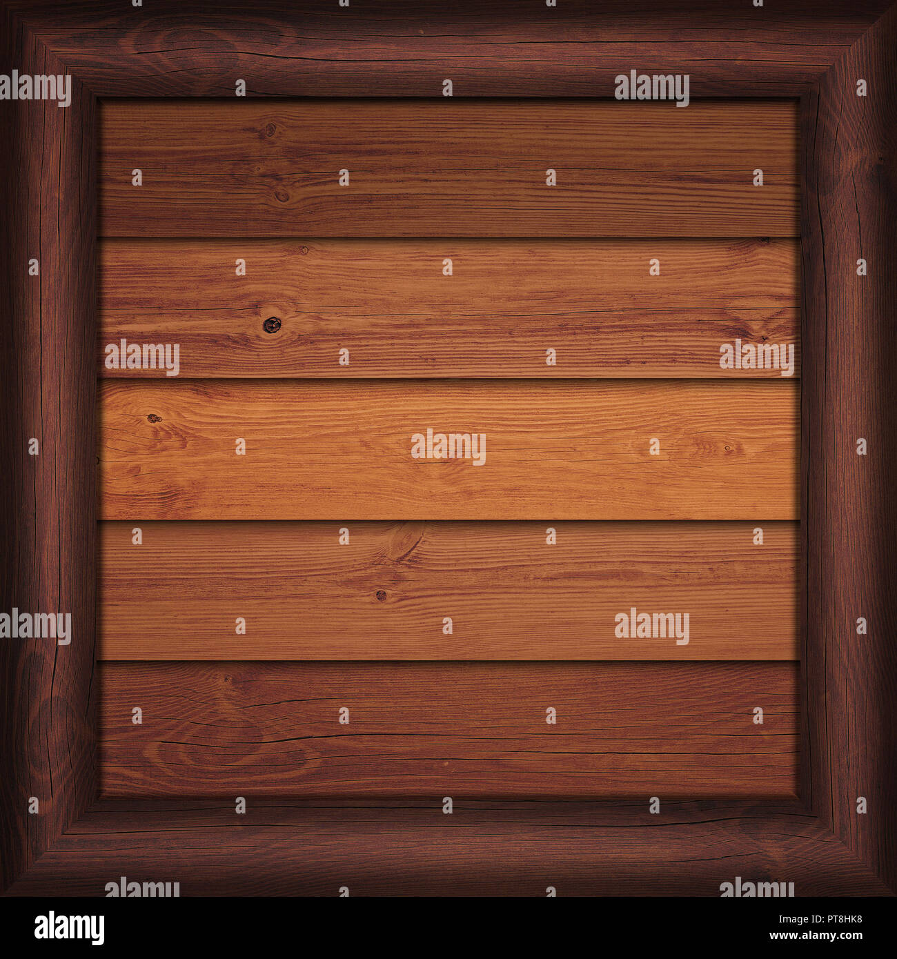 Brown Bright Wood Planks and Borders with Shades as Background or ...
