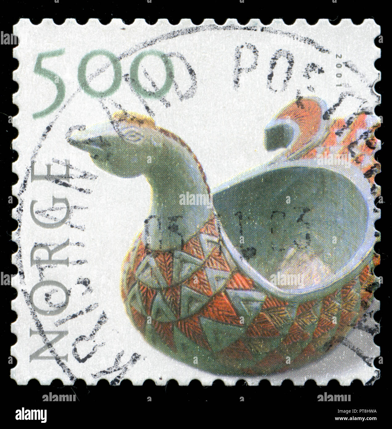 Postmarked stamp from Norway the Crafts series issued in 2001 Stock Photo