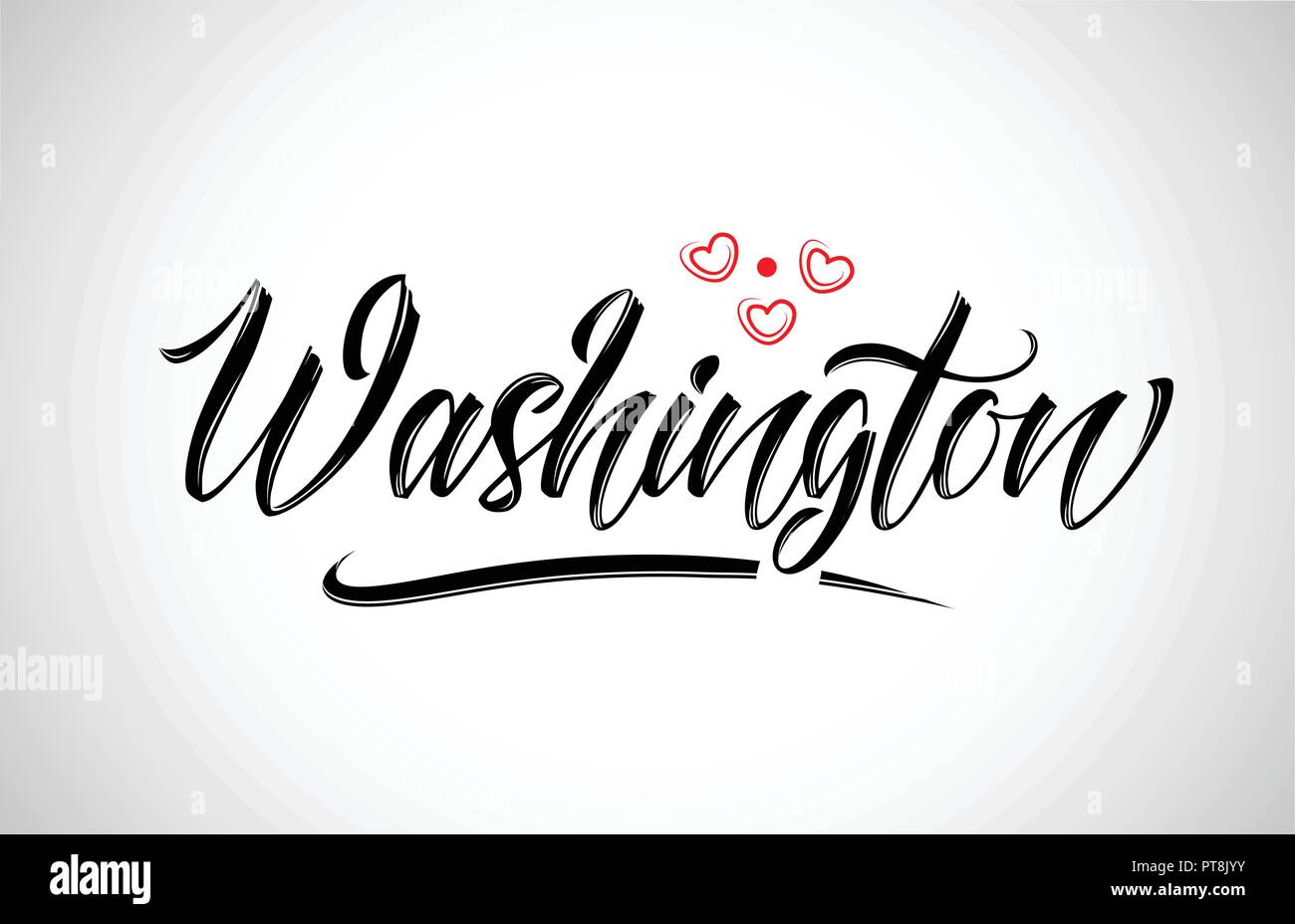Washington lettering vector vectors hi-res stock photography and images ...
