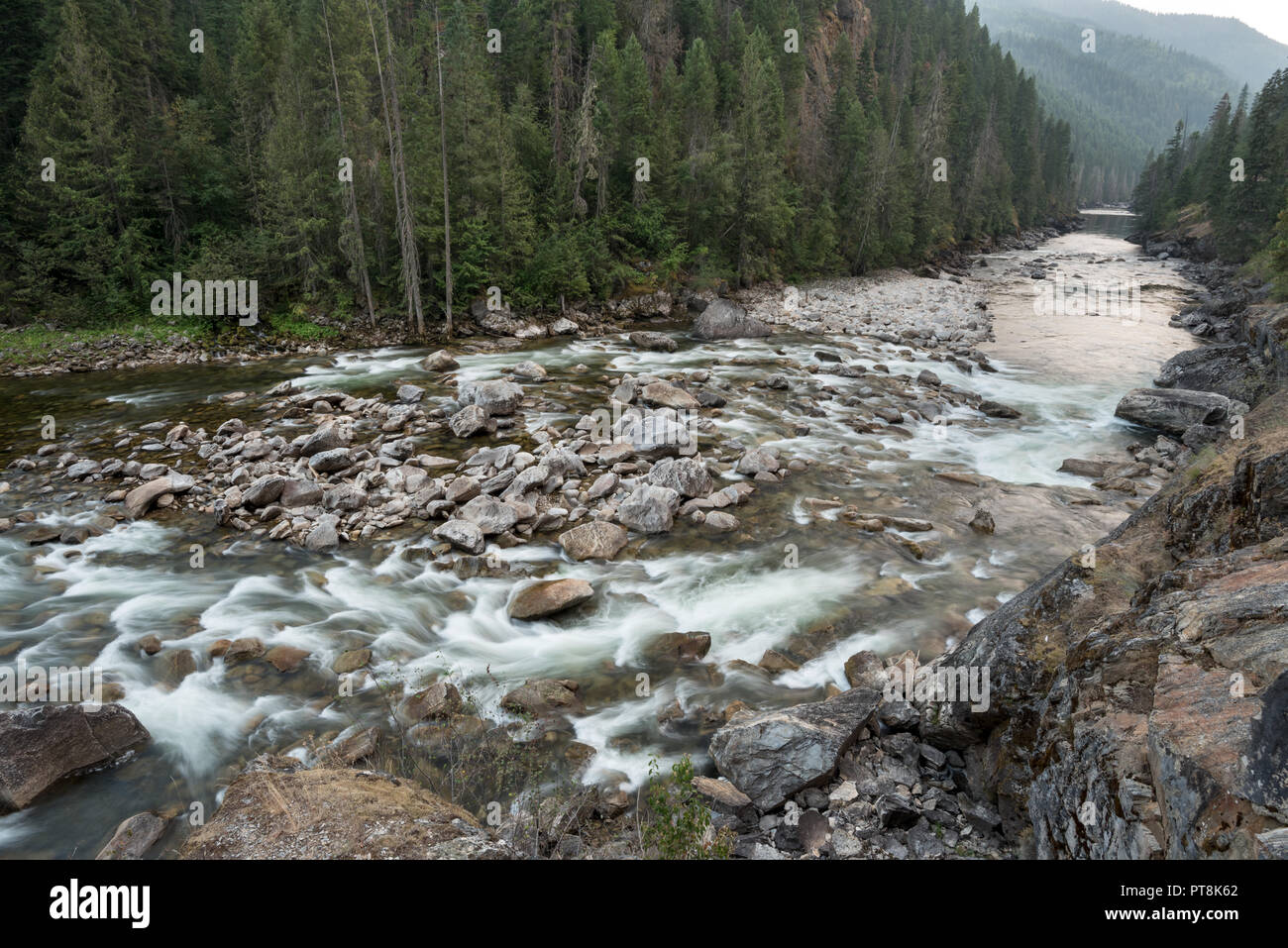 Wolf Creek Rapids on Idaho's Selway River Stock Photo - Alamy
