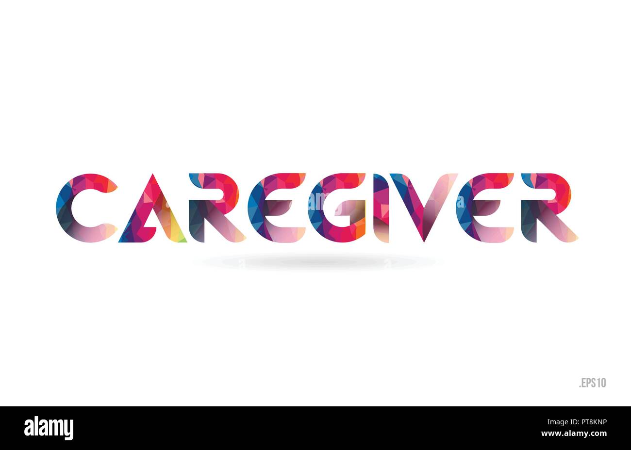 Caregiver vector vectors hi-res stock photography and images - Alamy