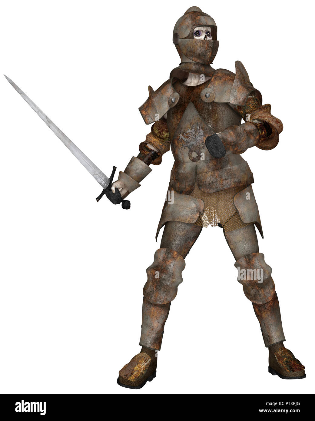 Knight in rusty armor hires stock photography and images Alamy