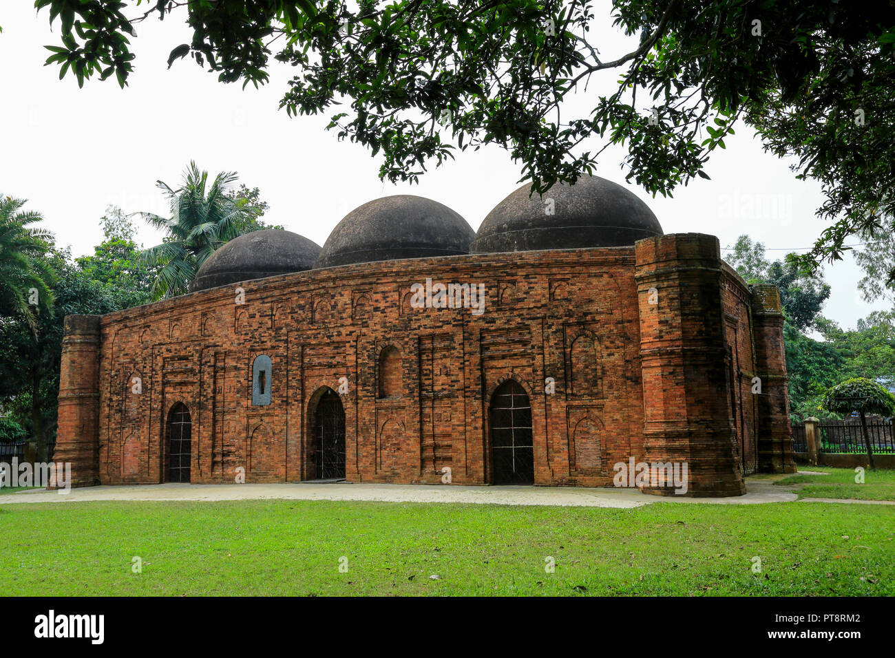 Kherua Mosque 1582 At Sherpur Bogra Bangladesh Stock Photo