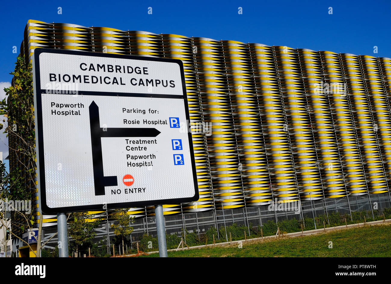 number 2 car park, addenbrooke's hospital, cambridge, england Stock