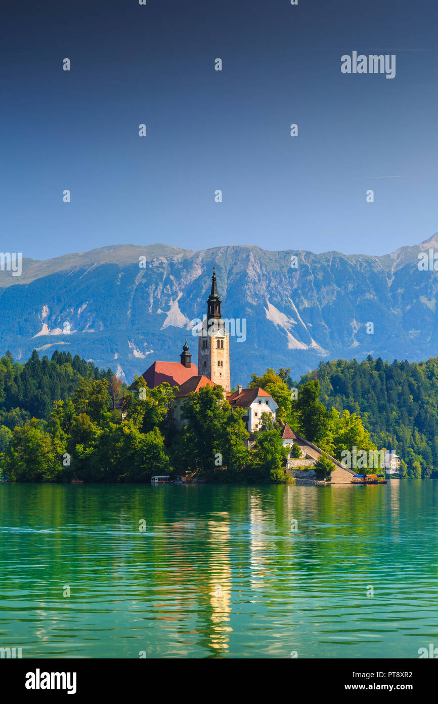 Church in the lake hi-res stock photography and images - Alamy