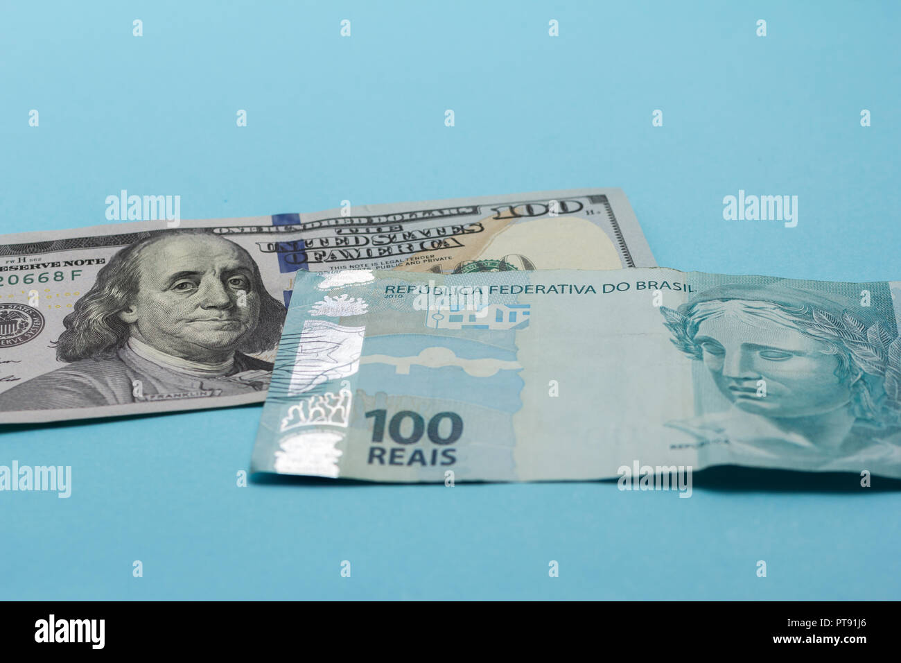 Brazilian Real Brl And Us Dollar Usd Exchange Market Concept Money Exchange  Real Currency Us Dollar Brl Usd Stock Photo - Download Image Now - iStock