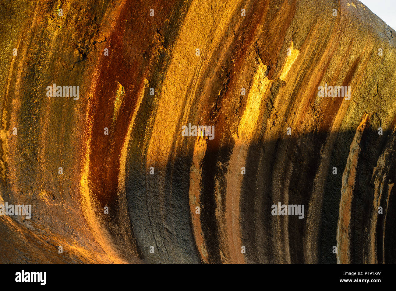 Wave Rock in Hyden a sacred place for the Aborigines in Australia ...