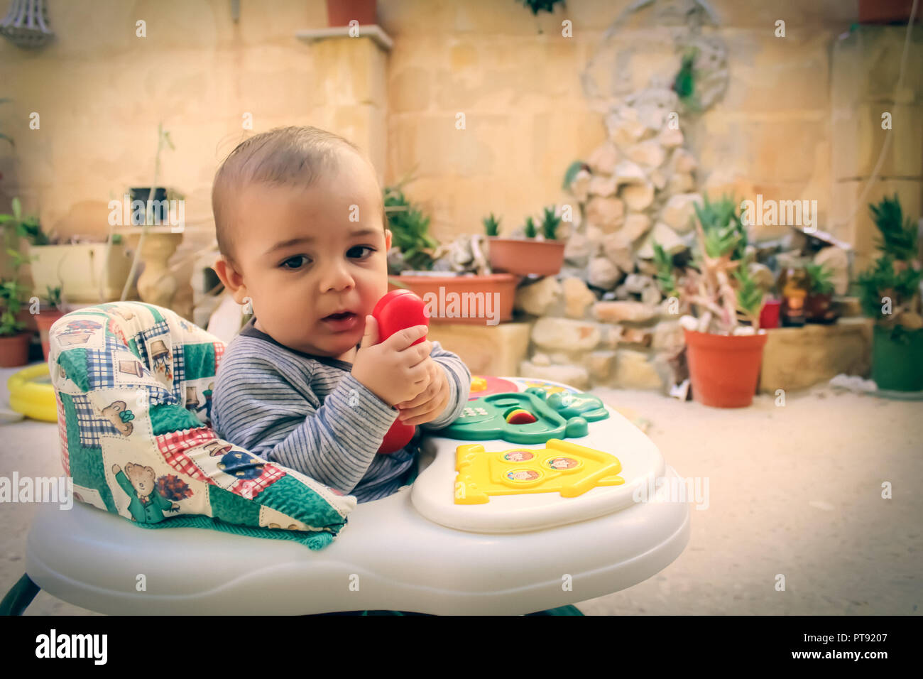 baby walker with phone