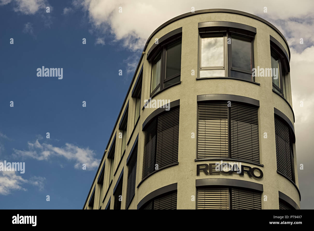 STUTTGART,GERMANY - June 01,2018: Degerloch This is the office building of the Recardo Holding GmbH.It's in Jahnstrasse.The company sells products for Stock Photo