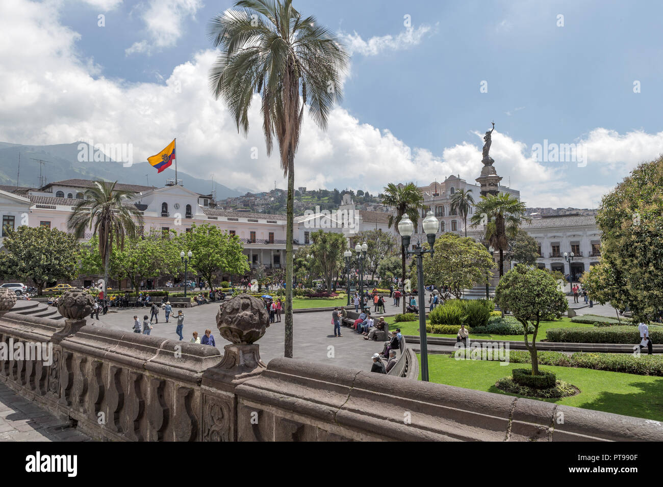 From the Cathedral Plaza Grande o de la Independencia (Independance square) UNESCO World