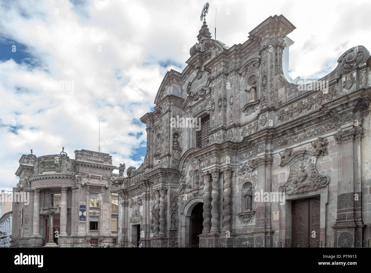 Church of the Compania de Jesus + Central bank of Ecuador UNESCO World heritage Centre Quito