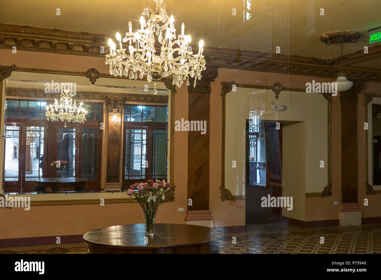 Bolivar Theatre art deco building interior UNESCO World heritage