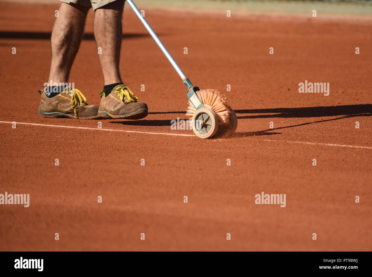 details of a women's tennis match Stock Photo Alamy