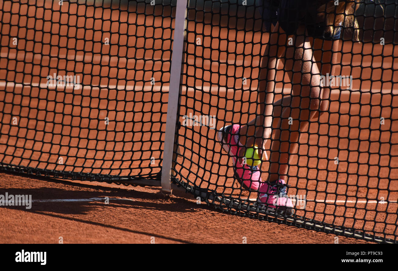 details of a women's tennis match Stock Photo Alamy