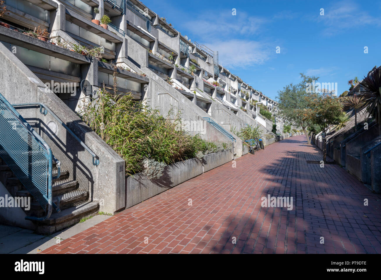 Alexandra Road Estate (also known as Rowley Way) Camden. Designed by