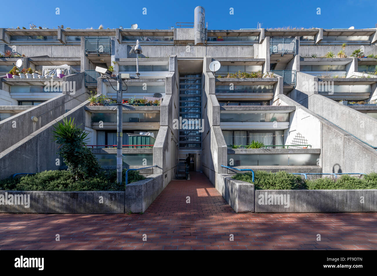 Alexandra Road Estate (also known as Rowley Way) Camden. Designed by