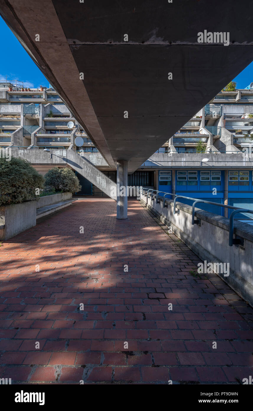 Alexandra Road Estate (also known as Rowley Way) Camden. Designed by