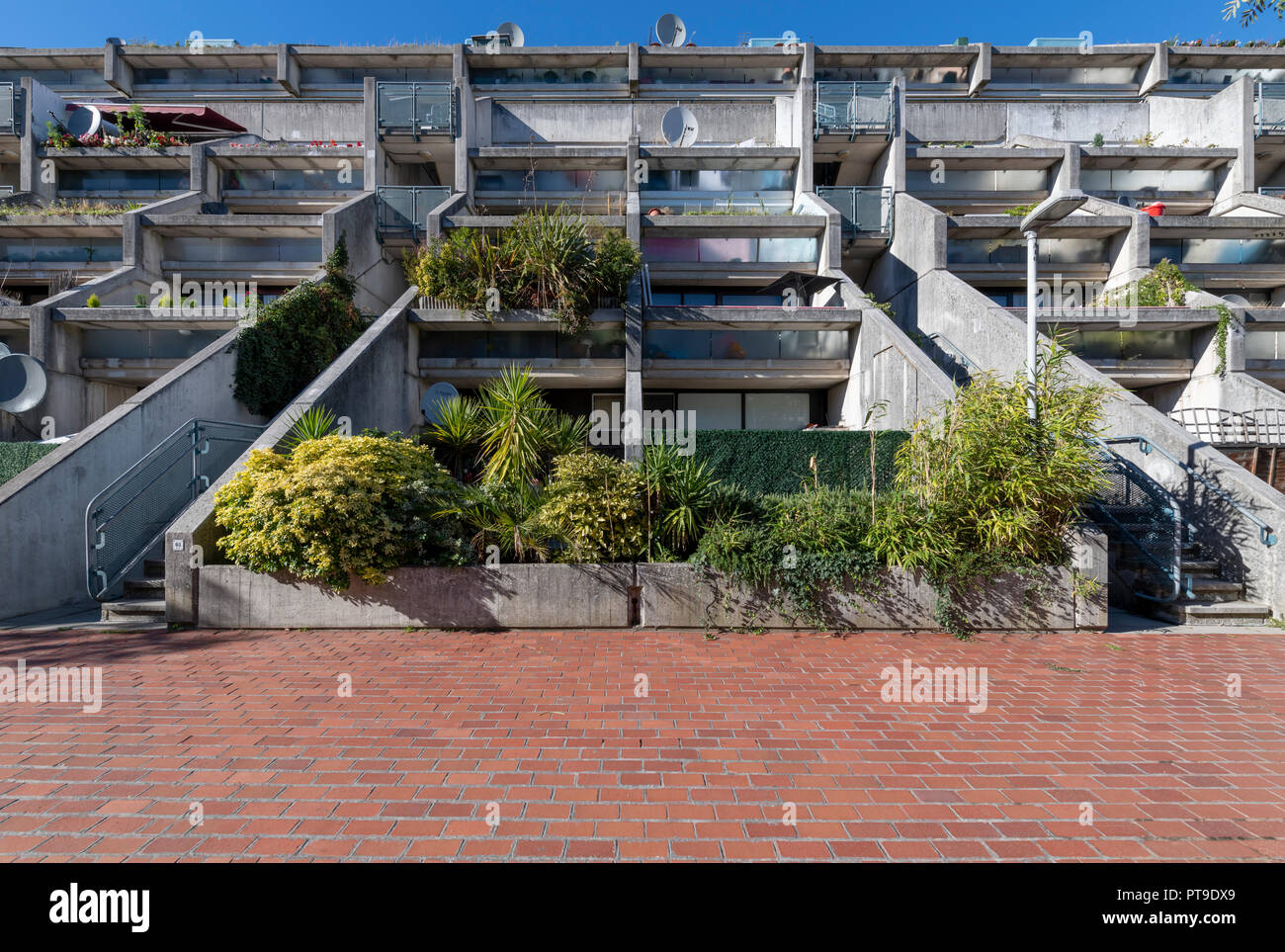 Alexandra Road Estate (also known as Rowley Way) Camden. Designed by