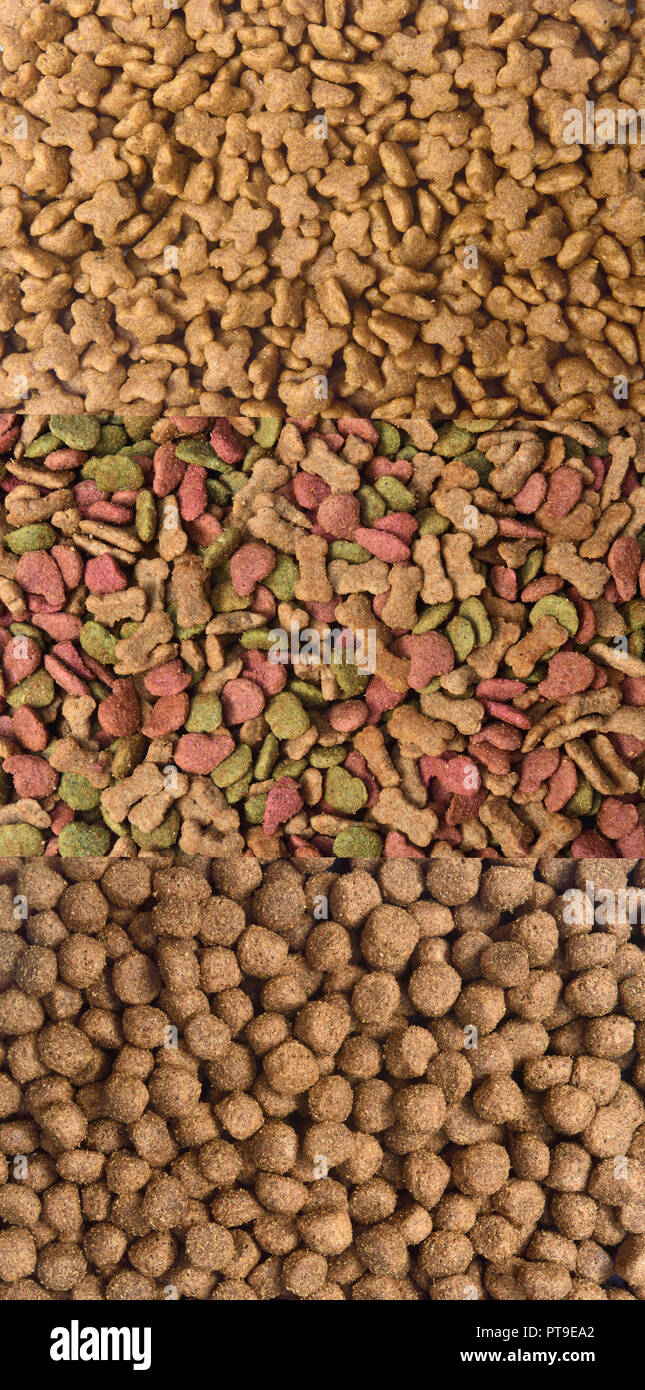 different types of dog food Stock Photo Alamy