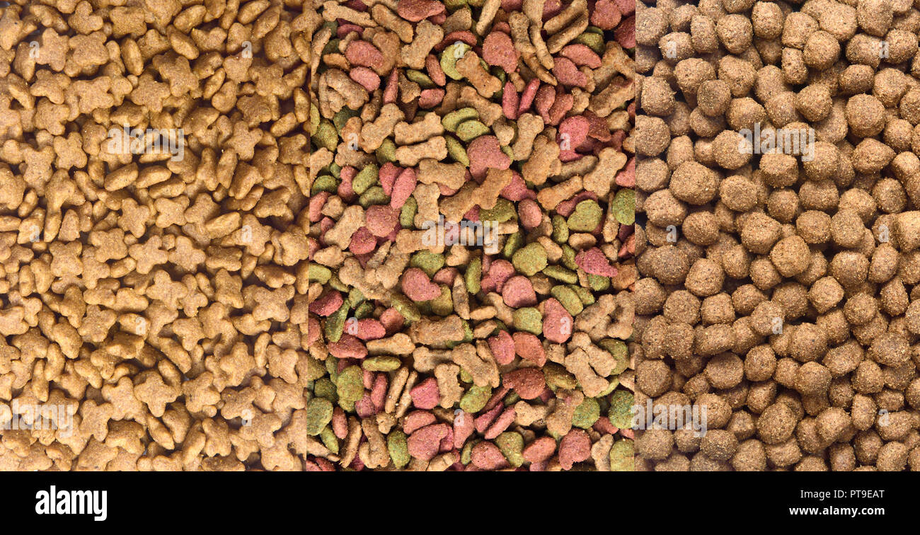 different types of dog food Stock Photo Alamy