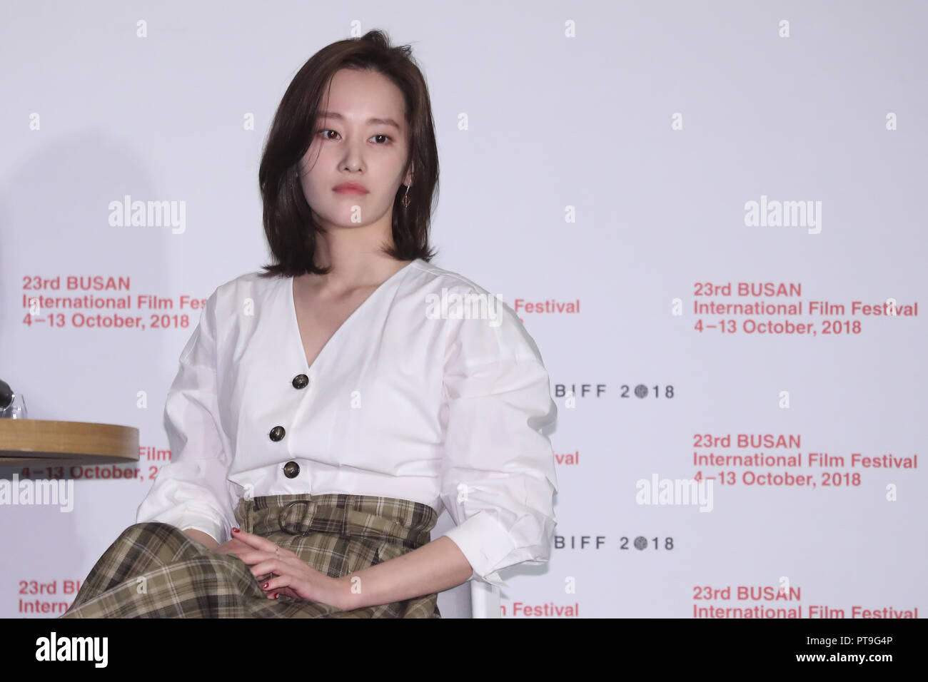 08th Oct, 2018. S. Korean actress Jeon Jong-seo South Korean actress ...