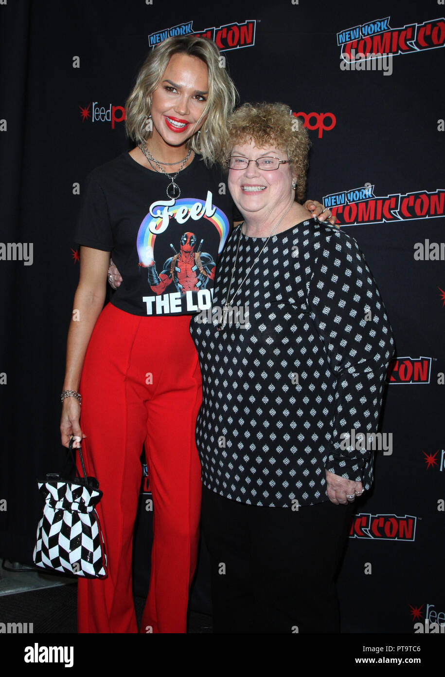 New York, NY, USA. 7th Oct, 2018. Arielle Kebbel, Chaelaine Harris