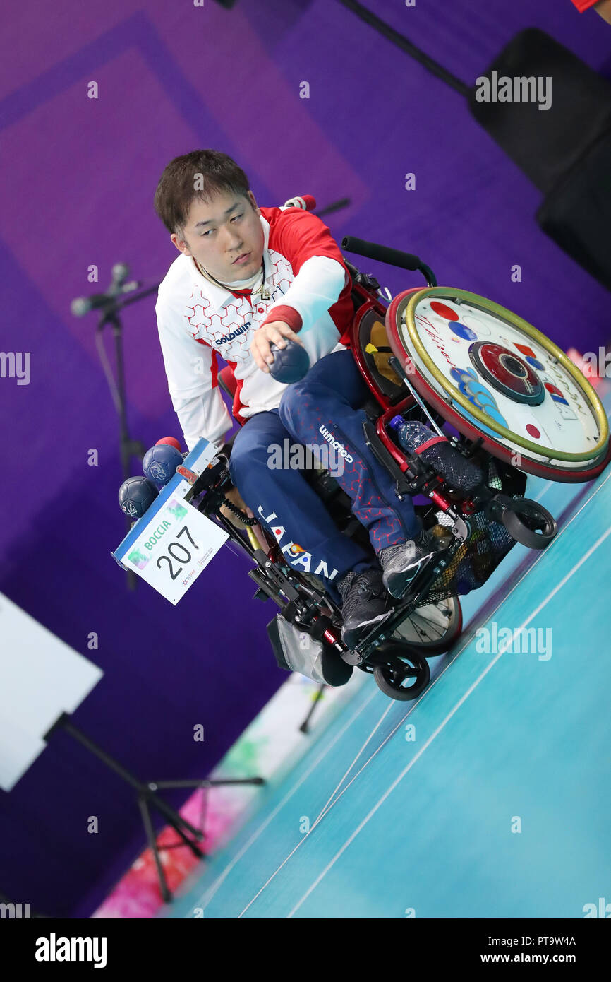 Takayuki Hirose (JPN), OCTOBER 7, 2018 Boccia Mixed Individual BC2