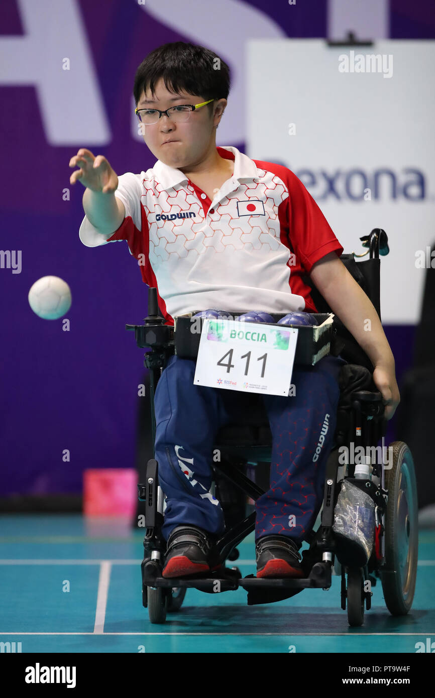 Shun Esaki JPN OCTOBER 7 2018 Boccia Mixed Individual BC4