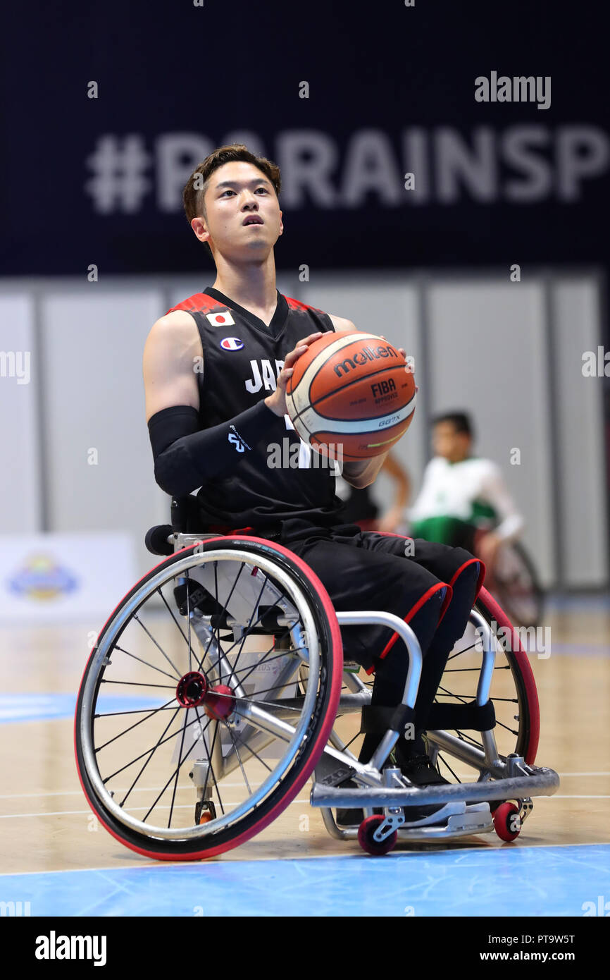 Jakarta, Indonesia. 7th Oct, 2018. Takuya Furusawa (JPN) Wheelchair