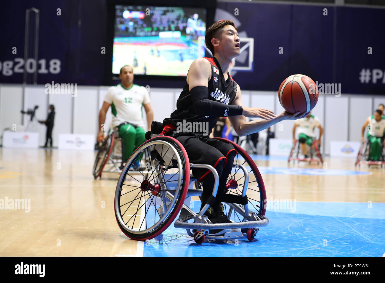 Jakarta, Indonesia. 7th Oct, 2018. Takuya Furusawa (JPN) Wheelchair