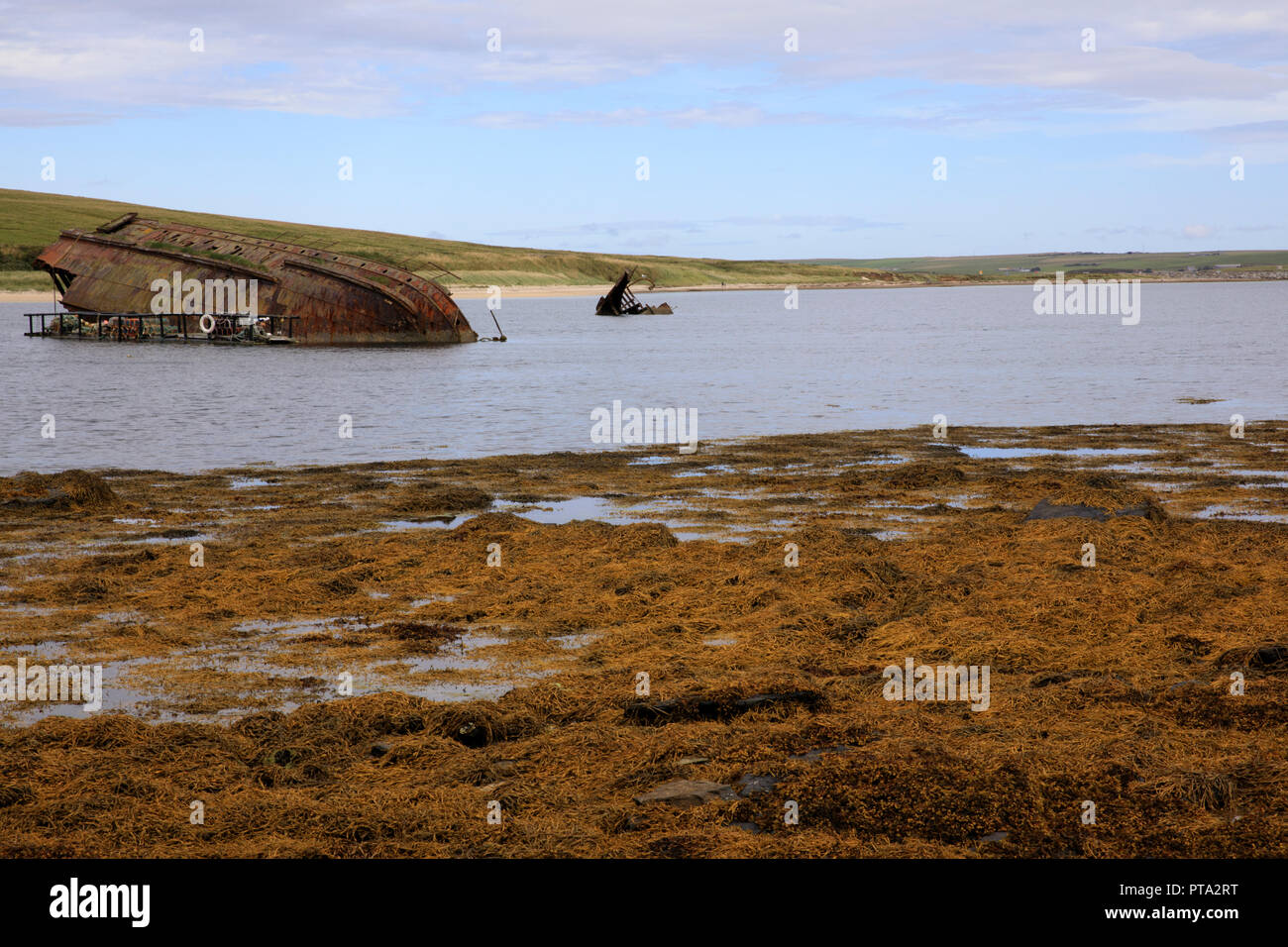 World War II boat intentionally sunk to protect the natural harbour of