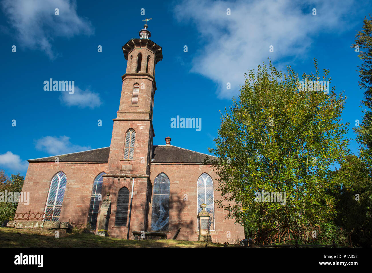 The Parish Church of Blairgowrie also known as the Hill Church, Blairgowrie, Perthshire, Scotland. Stock Photo